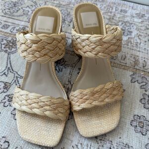 Dolce Vita Women's Beige Woven Sandals